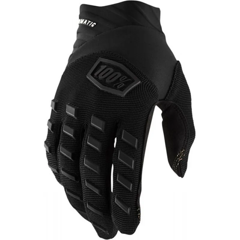 Manusi motocross 100% AIRMATIC 22 BLACK - Mărime: S Mai ieftin